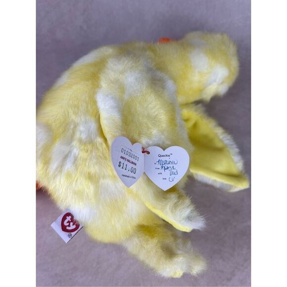 Vintage 2000 Ty Quackie Duck Plush Stuffed Animal - Picture 7 of 8